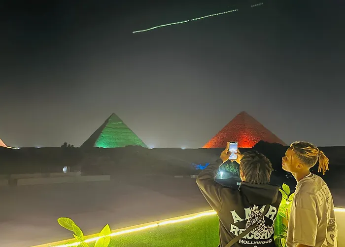 Capital Hotel Front Pyramids & Sphinx View