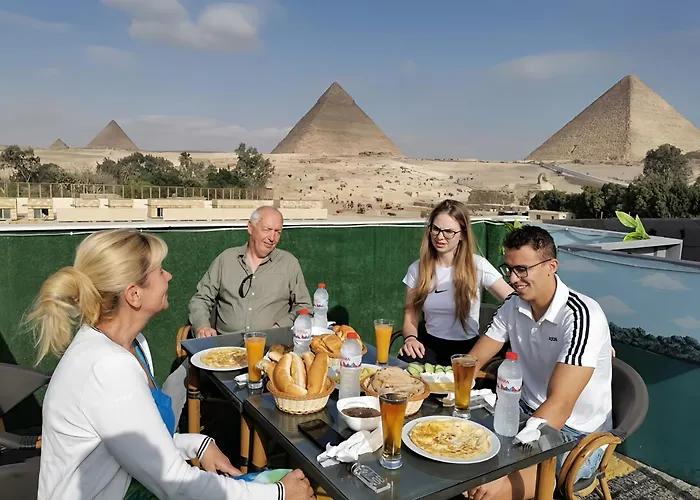 Capital Hotel Front Pyramids & Sphinx View