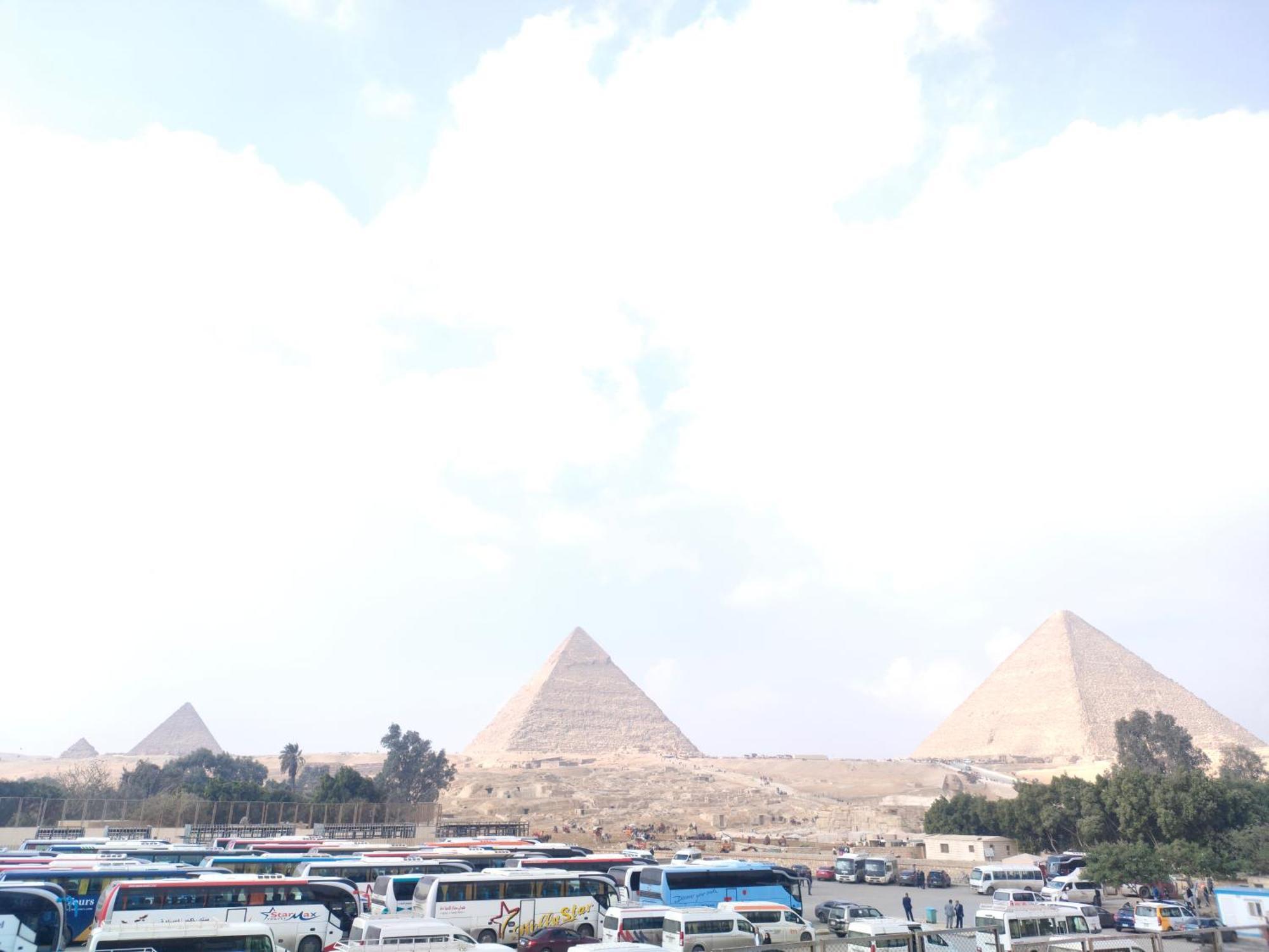 Capital Front Pyramids & Sphinx View